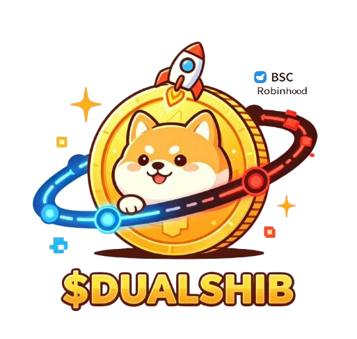 $DUALSHIB rocket Shiba mascot